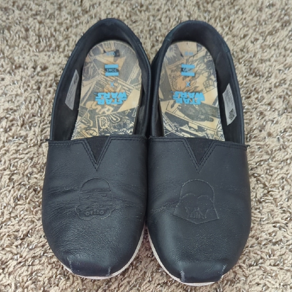 Star Wars Black Leather Moccasins